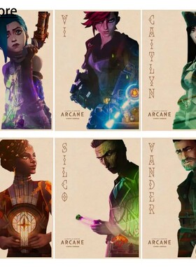 Arcane League Of Legends Good Quality Prints Canvas Poster