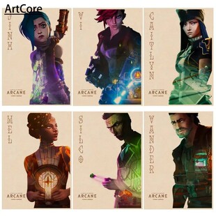 Arcane League Of Legends Good Quality Prints Canvas Poster