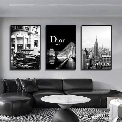 Nordic French Luxury Architectural Photography Art Poster