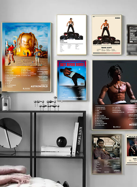 Travis Scott Rodeo Astroworld Music Album Cover Art Poster