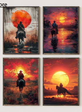 Classic Retro Game Cowboy Character Red Dead Redemption 2