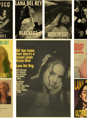 Lizzy Grant Lana Del Rey Posters Retro Prints Music Album