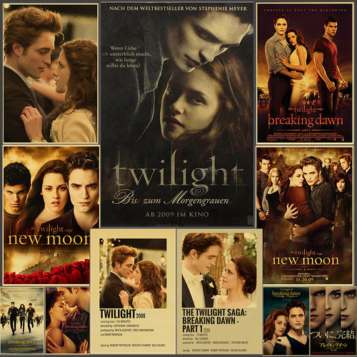 Twilight Movie Posters Retro Print Poster Room Home Decor
