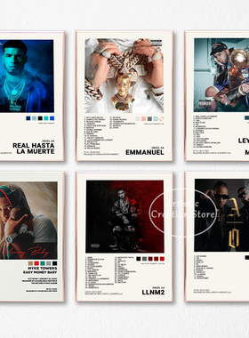 Tracklist Anuel AA Real Hasta La Muerte Music Album Poster