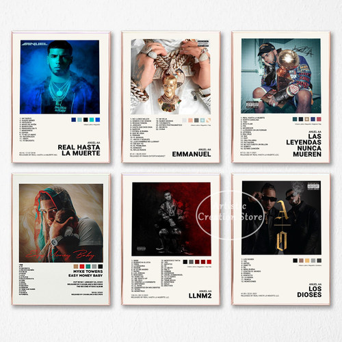 Tracklist Anuel AA Real Hasta La Muerte Music Album Poster