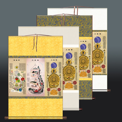 内经图修真图挂画道家北京喷绘