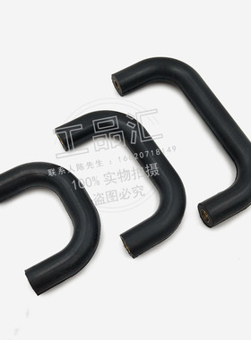 EPDM橡胶黑色亚光把手/塑料拉手LS20X40 /53 /70小微型U形软把手