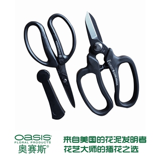 日本原装 进口近正大嘴鸟175mm花艺剪刀花店工具 奥赛斯精选