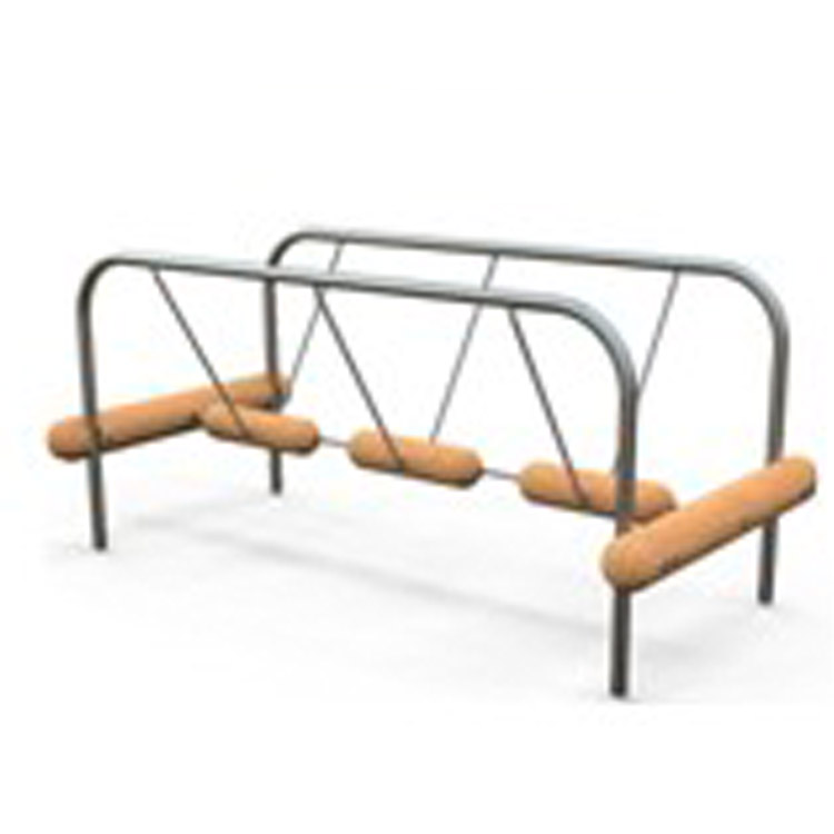 荡桥黄花梨攀爬感统大型滑梯