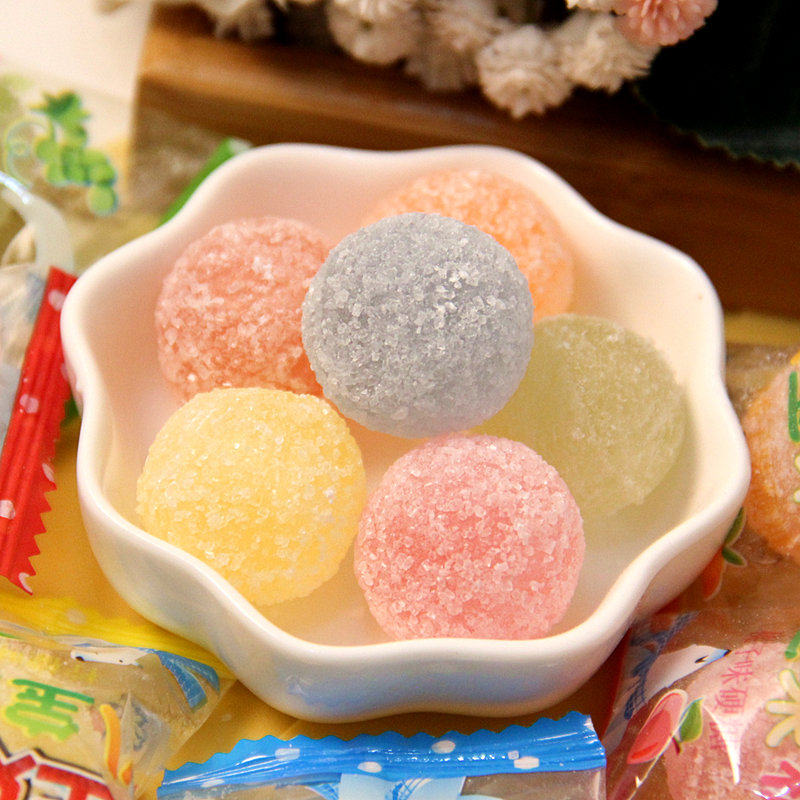 水果糖混搭合彩色硬糖果儿童零食80童年味道小儿时候八宝大糖球