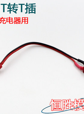 B6充电转换线 JST转T插头 遥控器电池充电器转接线 转换头XT60插