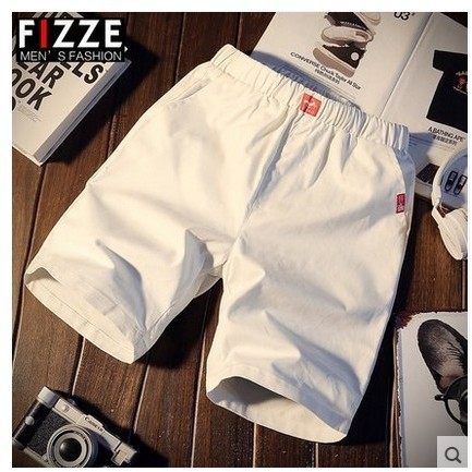 夏季休闲裤男士短裤夏天运动五分裤学生5分中裤子宽松沙滩裤潮薄7