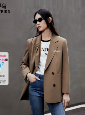 太平鸟学院风西装外套女春款美拉德A1BAD3305