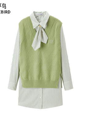 太平鸟女装2025年春季款两件套连衣裙A1FAE1438