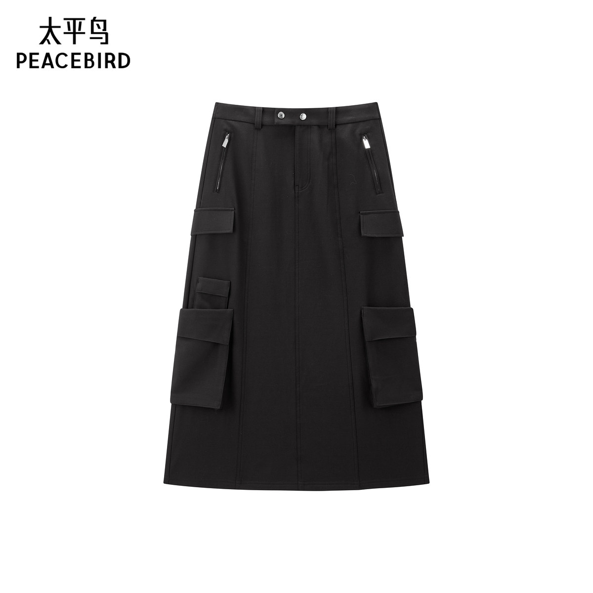 太平鸟时尚工装长裙