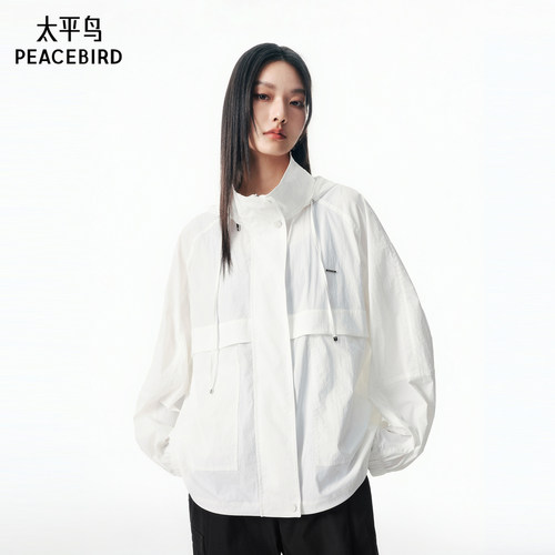 太平鸟女装落肩廓形流行短外套