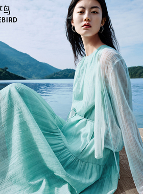 【商场同款】太平鸟女装2025年夏季新款薄披线开衫A1EDF2413