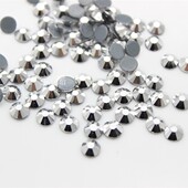 精品烫钻矿银色服装 用钻鞋 子包包贴钻仿奥钻带胶高亮度水晶玻璃钻