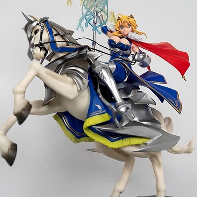 Fatefgo阿尔托利亚白枪呆saber动漫手办模型摆件国产手办高46厘米