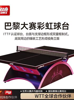 红双喜巴黎大彩虹赛事乒乓球台
