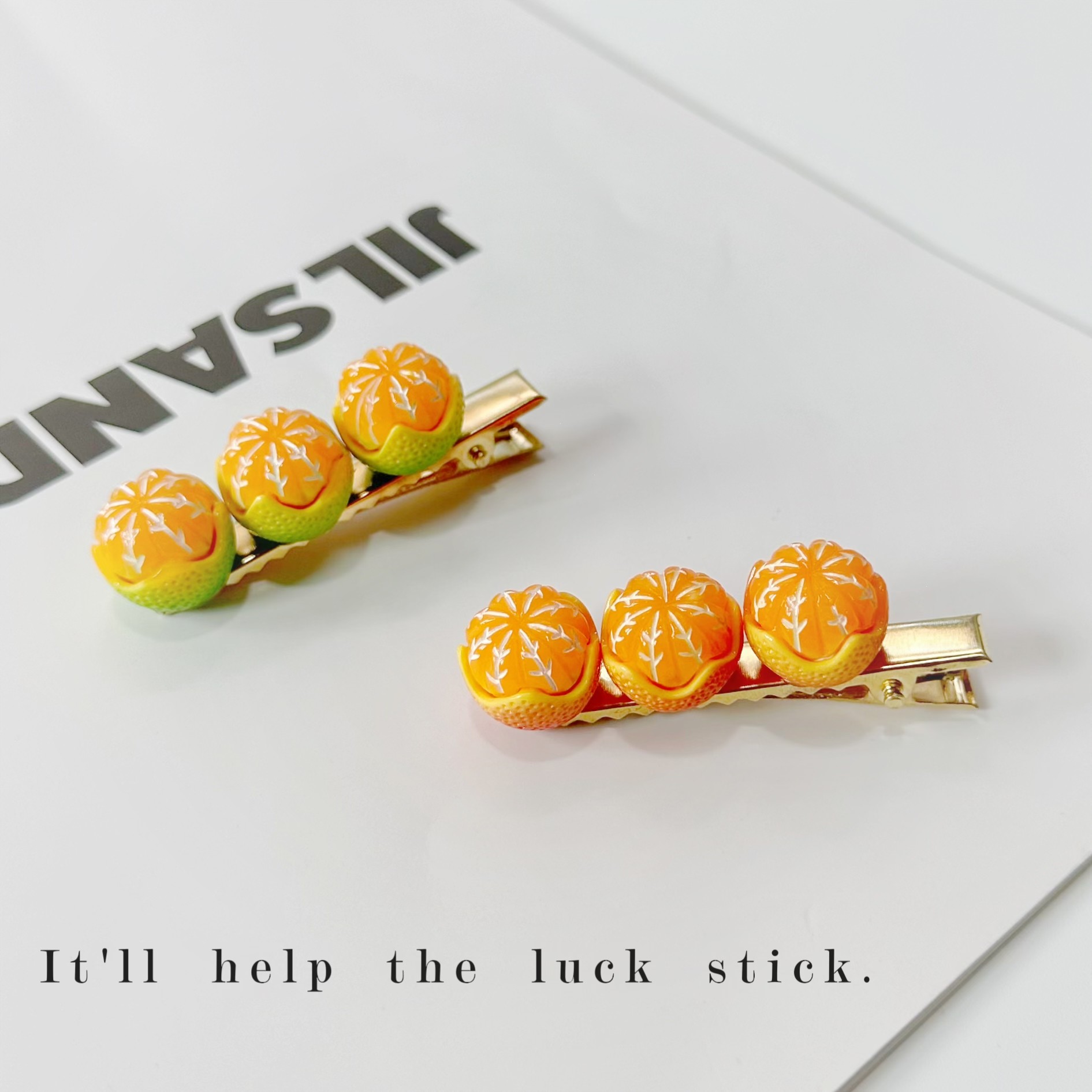 趣味砂糖橘子发夹女网红明星同款发饰可爱夹子碎发侧边夹水果头饰,饰品/流行首饰/时尚饰品新,发饰,淘宝优惠券,粉丝福利购,淘宝优惠卷
