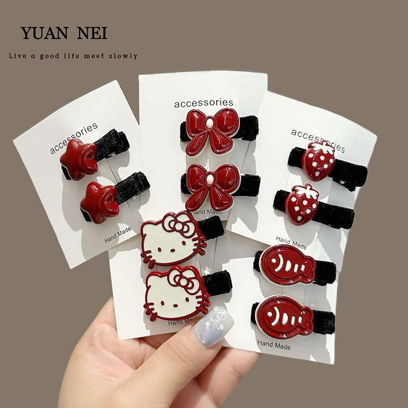 新款女发夹高级时尚刘海夹