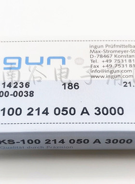 进口 GKS100214050A2000 3000 1.5mm镀金四爪 ingun英钢测试探针