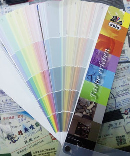 色卡乳胶漆油漆色卡都芳多乐士立邦千色卡出借色板内外墙色浆调色