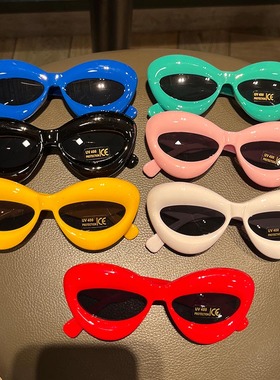 搞怪气球墨镜女趣味充气眼镜