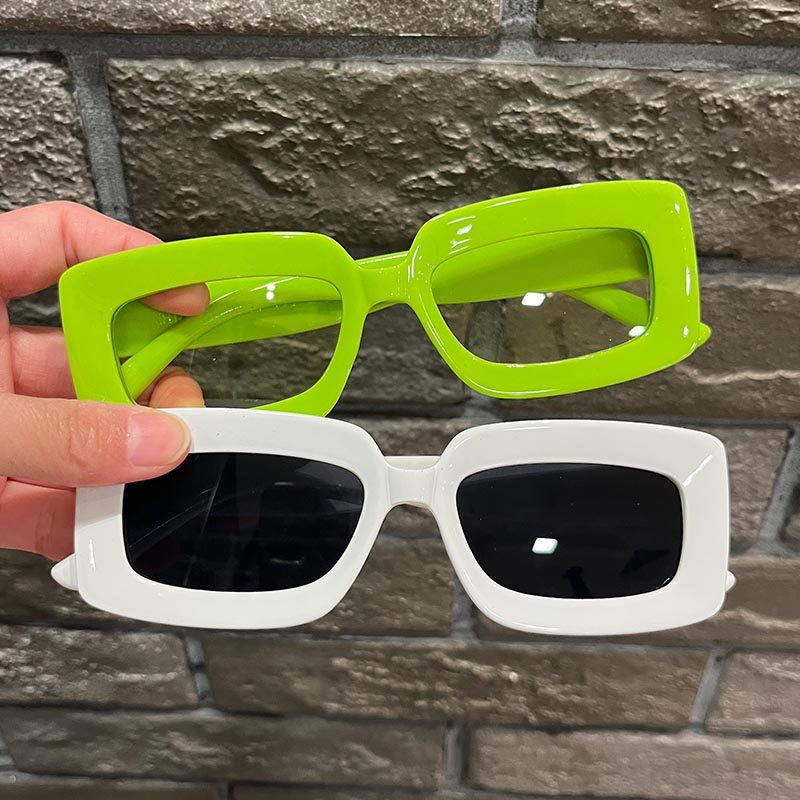 时尚方形小框太阳镜小红书同款女士个性遮阳墨镜潮流街拍装饰眼镜