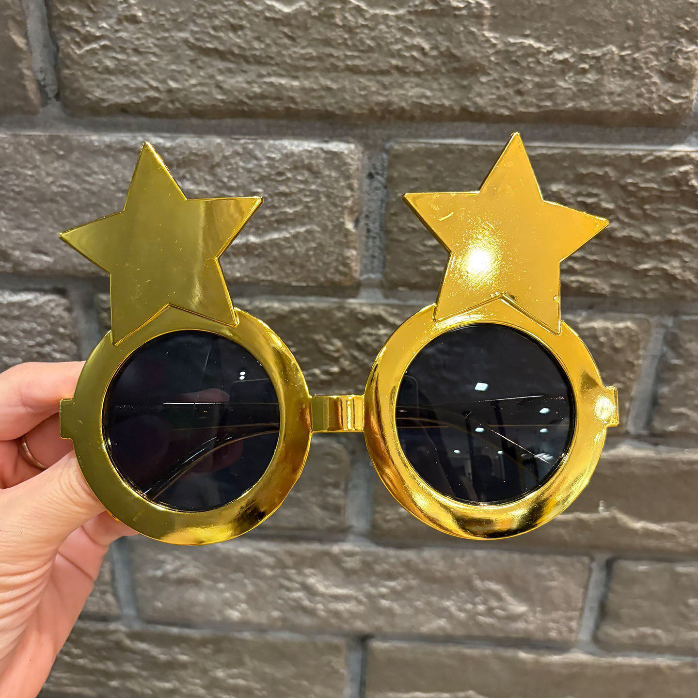 新年眼镜 五角星新年快乐舞会眼镜元旦跨年节日派对眼镜拍照道具