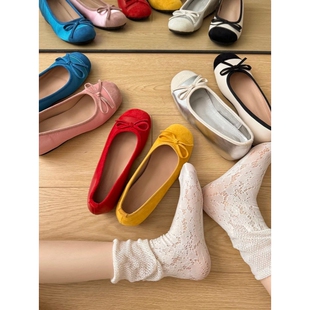 复古芭蕾内增高浅口平底单鞋女2026新款春夏季配裙子法式玛丽珍鞋