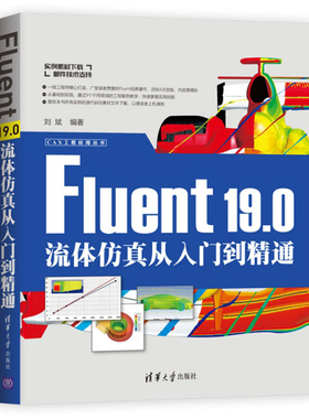 Fluent 19.0流体仿真从入门到精通fluent19.0教程书籍 Fluent仿真计算流体基础理论方法创建几何模型CAX工程应用丛书