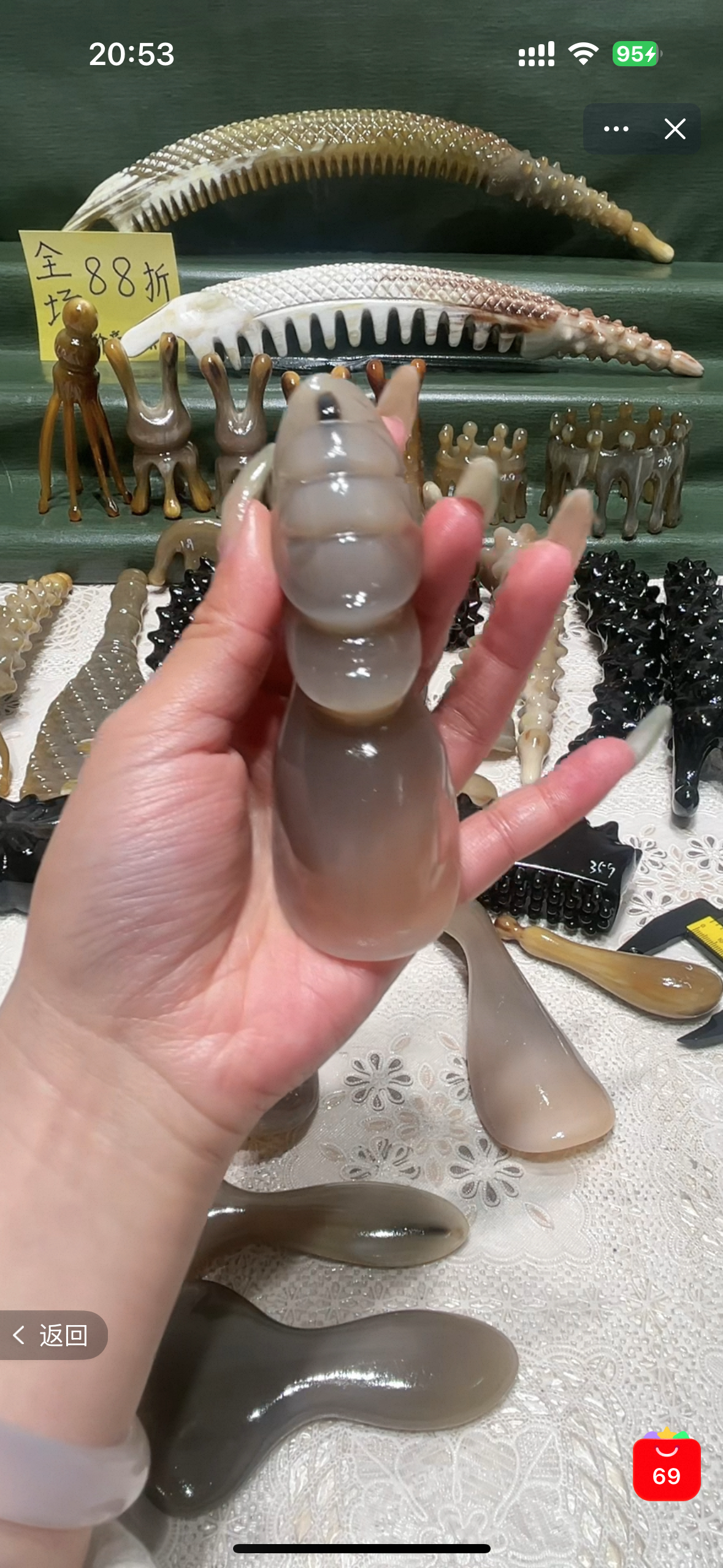 新品88折（长寿龟）粉灰撞色牦牛角美人推长10.9推面宽3.6,家庭/个人清洁工具,梳子/化妆梳/按摩梳,淘宝优惠券,粉丝福利购,淘宝优惠卷