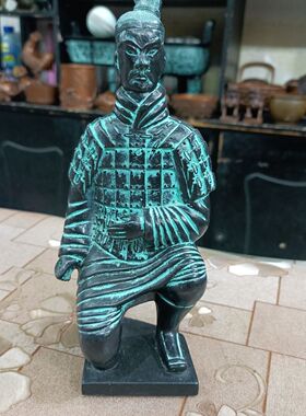 包邮跪射俑仿古青铜器商务礼品