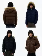 Tailang's Shop Winter American Retro Hooded Cotton Jacket Men's High-End Stylish Cool Jacket Couple Trendy