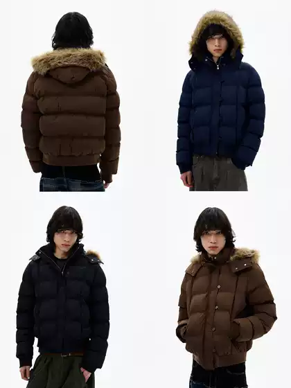 Tailang's Shop Winter American Retro Hooded Cotton Jacket Men's High-End Stylish Cool Jacket Couple Trendy