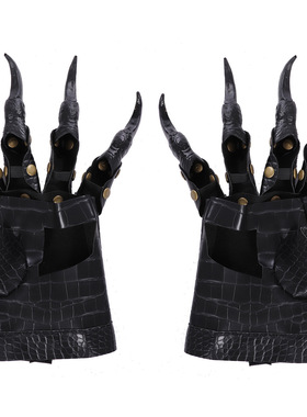 跨境货源万圣节狂欢舞会道具配饰cosplay装扮手套龙爪