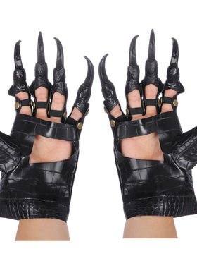 跨境货源万圣节狂欢舞会道具配饰cosplay装扮手套龙爪