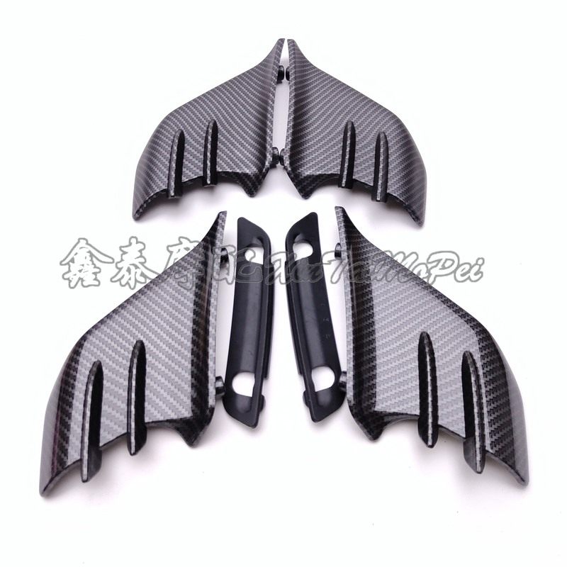 赛550定风翼水转印鲨鱼鳍QJ500GS-7左右定风翼侧风翼飞刀,摩托车/装备/配件,摩托车导流罩,淘宝优惠券,粉丝福利购,淘宝优惠卷