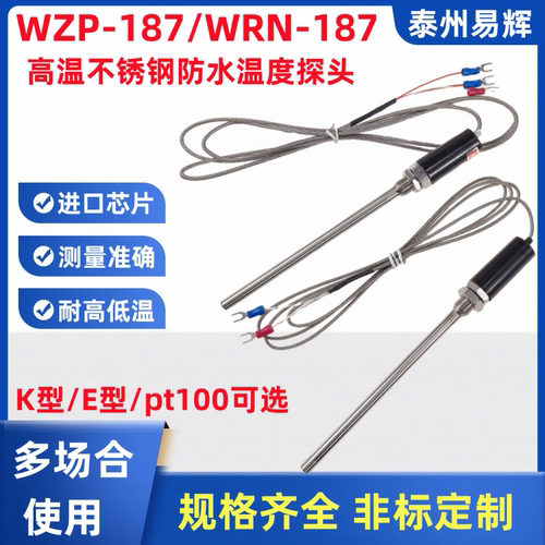 K型E型热电偶PT100热电阻测温头