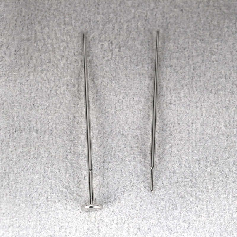 INSERT NEEDLE NOSE NAIL GUIDE ROD FLAT BOTTOM NOSE NAIL WEARING AIDS TITANIUM STEEL NEEDLE IS EASY TO CHANGE 0.8MM1.2MM MEN AND WOMEN