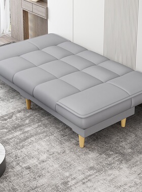 皮艺沙发2米3人位美容院沙发拼接床接待美发店理发廊折叠沙发两米