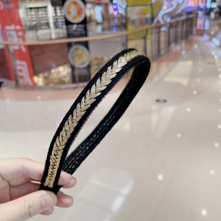 日韩固定刘海尴尬期碎发神器魔术贴长款无痕不容易掉软发箍头发贴