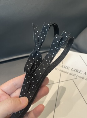 简约不勒头软头箍发箍发饰长刘海贴碎发无痕粘发贴魔术贴洗脸整理