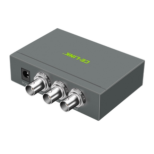 CE-LINK SDI二进一出切换器2进1支持SD/HD/3G-SDI高清切换器1080P广播级广电级工程医疗直播监控摄像头无缝