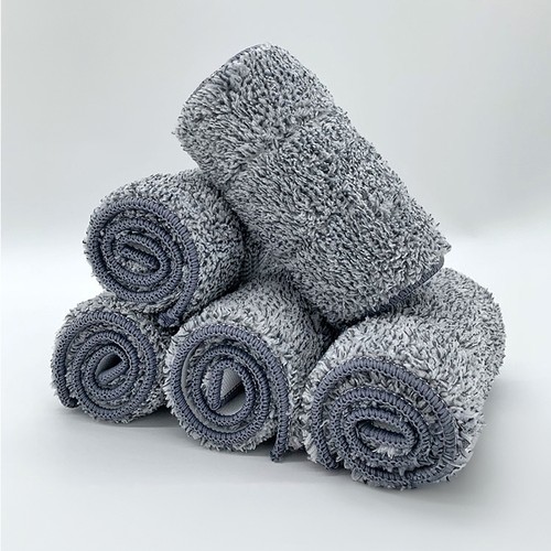 拖把替换布粘贴式超细纤维加绒布