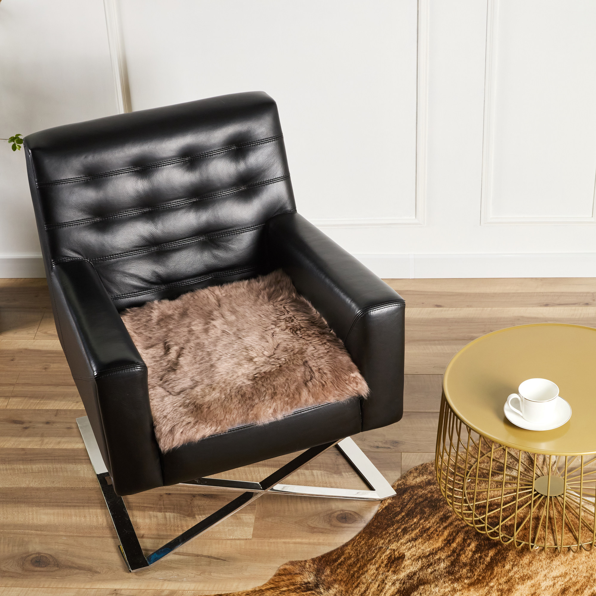 澳洲羊毛家用毛毛坐垫皮毛一体座椅办公室椅垫毛绒纯色沙发座垫,居家布艺,椅垫,淘宝优惠券,粉丝福利购,淘宝优惠卷