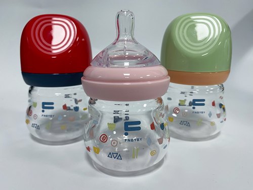 菲尼贝贝FNBYBY初生儿玻璃奶瓶80ml0-3个月用