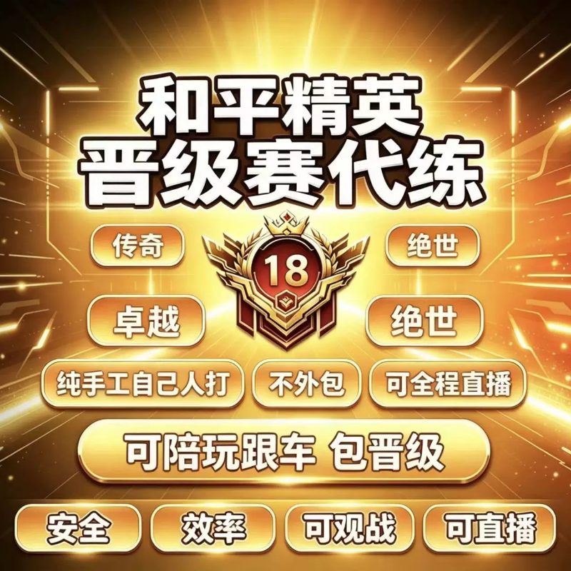 和平精英晋级赛陪玩上分补分图片
